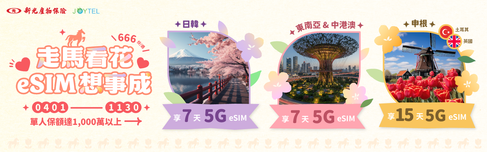 走馬看花 eSIM想事成